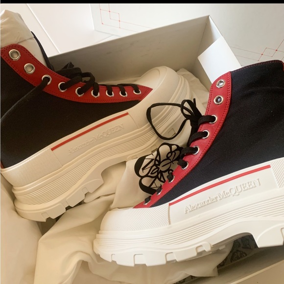 ‼️SOLD‼️ Alexander McQueen, Tread Slick high-top sneakers size 42 - Picture 4 of 12
